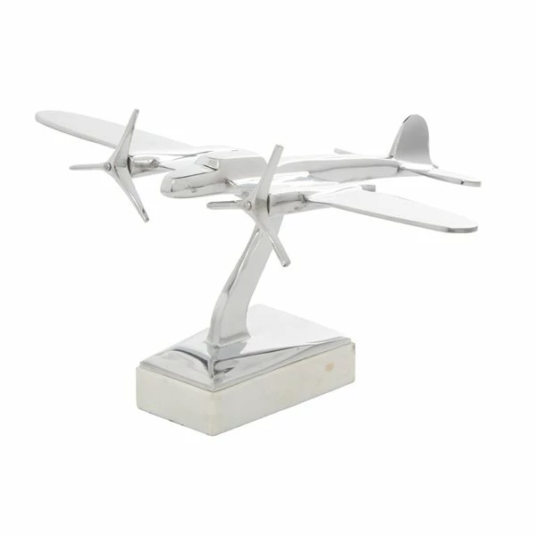 Brand new ✔️ Grayson Lane 8-in x 12-in Modern Airplane Sculpture - Silver Aluminum 💯 1 Brand new ✔️ Grayson Lane 8-in x 12-in Modern Airplane Sculpture - Silver Aluminum 💯