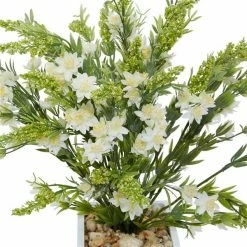 Best Pirce 🔥 Grayson Lane 17-in x 21-in Natural Artificial Foliage - White Plastic and Ceramic ⌛ -GRAYSON LANE Sales 2022 330861558 AlternateImage2 l