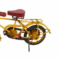 Cheapest ✔️ Grayson Lane 7-in x 11-in Vintage Sculpture - Yellow Metal Bicycle 🎉 -GRAYSON LANE Sales 2022 330861564 AlternateImage2 l
