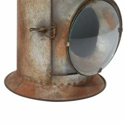 Wholesale 🌟 Grayson Lane 19-in x 8-in Rustic Candle Holder Lantern - Grey Iron 👍 -GRAYSON LANE Sales 2022 330861579 AlternateImage3 l