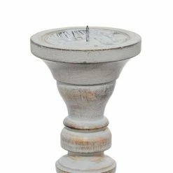 Wholesale 👍 Grayson Lane Set of 3 23-in, 21-in, 18-in Traditional Candle Holder - Brown Mango Wood 👍 -GRAYSON LANE Sales 2022 330861584 AlternateImage4 l