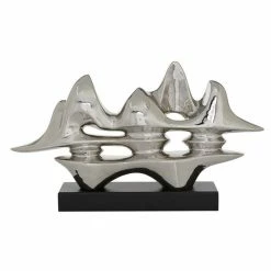 Best Sale π Grayson Lane 14-in x 25-in Sculpture - Silver Porcelain Abstract π