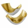 Budget ✨ Grayson Lane Set of 2 14-in 12-in Contemporary Decorative Bowl - Gold Aluminum 🔥
