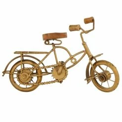 Budget ⌛ Grayson Lane 8-in x 11-in Bicycle Vintage Sculpture - Gold Metal 💯