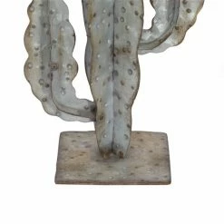 Best reviews of 🎁 Grayson Lane 12-in x 7-in Eclectic Sculpture - Grey Metal Cactus 🔥 -GRAYSON LANE Sales 2022 330861591 AlternateImage2 l