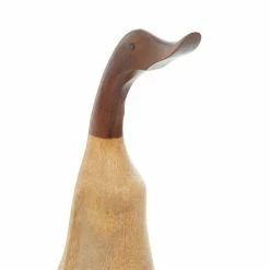 Flash Sale 👏 Grayson Lane Set of 2 17-in, 11-in Brown Coastal Duck Sculpture - Bamboo 👏 -GRAYSON LANE Sales 2022 330861592 AlternateImage2 l