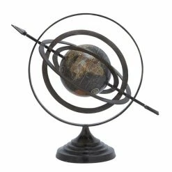 Wholesale ๐ Grayson Lane 17-in x 19-in Industrial Globe - Black Aluminum ๐