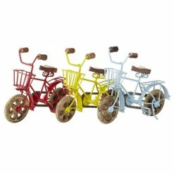 Best deal 🌟 Grayson Lane Set of 3 10-in x 8-in Multi Coloured Vintage Bicycle Sculpture - Metal 🛒