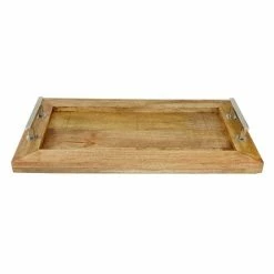 Hot Sale ✔️ Grayson Lane 3-in x 22-in x 12-in Rustic Tray - Dark Brown Mango Wood 🌟 -GRAYSON LANE Sales 2022 330861613 AlternateImage6 l