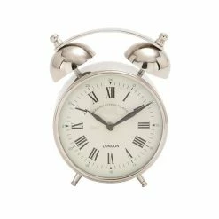 Coupon 🧨 Grayson Lane Analog Round Tabletop Standard Clock - 7-in x 3-in 🌟