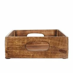 Best reviews of ⭐ Grayson Lane Set of 2 18-in, 15-in Traditional Tray - Brown Mango Wood ✔️ -GRAYSON LANE Sales 2022 330861630 AlternateImage3 l