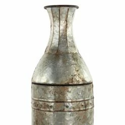 Buy 🌟 Grayson Lane Set of 3 43-in, 33-in, 25-in Farmhouse Vase - Grey Metal 🎉 -GRAYSON LANE Sales 2022 330861632 AlternateImage3 l
