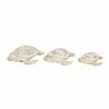 Buy 😍 Grayson Lane Set of 3 2-in x 8-in Coastal Sculptures - Beige Poly Stone 🧨