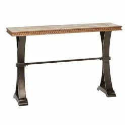 Best reviews of 👏 Grayson Lane Grayson Lane 31-in x 51-in Industrial Console Table - Brown Wood 👏