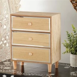Buy 🧨 Grayson Lane 13-in x 10-in Natural Jewelry Box - Light Brown Wood ⌛ -GRAYSON LANE Sales 2022 330861636 AlternateImage1 l