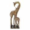 Cheap 🎁 Grayson Lane 16-in x 6-in Eclectic Sculpture - Brown Poly Stone Giraffe 🔔