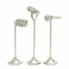 Best deal ⭐ Grayson Lane Set of 3 18-in, 21-in, 17-in Silver Traditional Microphone Sculpture - Aluminum 👍