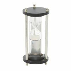 Cheapest 🥰 Grayson Lane 8-in x 4-in x 4-in Modern Timer - Black Aluminum 🤩 -GRAYSON LANE Sales 2022 330861643 AlternateImage4 l