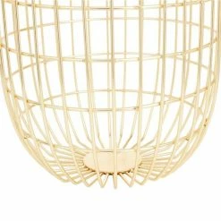 Outlet 🎁 Grayson Lane Set of 2 17-in x 11-in Contemporary Storage Baskets - Gold Iron ✨ -GRAYSON LANE Sales 2022 330861645 AlternateImage3 l