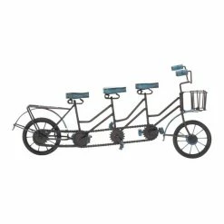 Top 10 😍 Grayson Lane 10-in x 20-in Vintage Sculpture - Blue Metal Bicycle 🔔