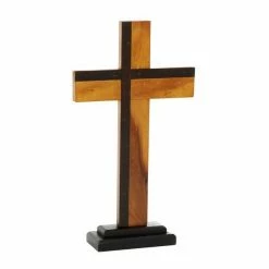 Budget 🛒 Grayson Lane 21-in x 12-in Natural Cross Sculpture - Black Wood ❤️