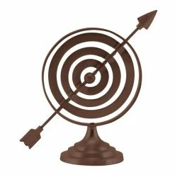 Budget ⌛ Grayson Lane 13-in x 12-in Industrial Globe - Brown Aluminum 😍