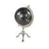 Budget 😉 Grayson Lane 12-in x 7-in Rustic Globe - Black Aluminum 🛒