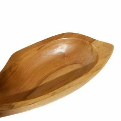 Best reviews of 🎁 Grayson Lane Set of 2 24-in, 16-in Coastal Style Tray - Brown Teak Wood 🛒 -GRAYSON LANE Sales 2022 330861679 AlternateImage2 l