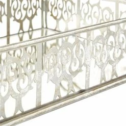 Budget 🌟 Grayson Lane Set of 3 22-in, 19-in, 16-in Glam Tray - Silver Metal 🤩 -GRAYSON LANE Sales 2022 330861686 AlternateImage3 l