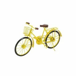 Hot Sale 🤩 Grayson Lane 10-in x 19-in Vintage Bicycle Sculpture - Yellow Metal 🧨 -GRAYSON LANE Sales 2022 330861695 AlternateImage3 l