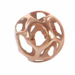 Buy 🔥 Grayson Lane Set of 3 8-in, 6-in, 4-in Copper Contemporary Orbs & Vase Filler -Aluminum 🧨 -GRAYSON LANE Sales 2022 330861696 AlternateImage4 l