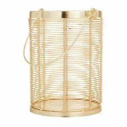 Brand new 😉 Grayson Lane 9-in x 8-in Glam Lantern - Gold Iron 🌟 -GRAYSON LANE Sales 2022 330861697 AlternateImage5 l