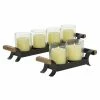 Cheap 🎉 Grayson Lane Set of 2 12.75-in, 21.25-in Candle Holder - Black Metal 🎉