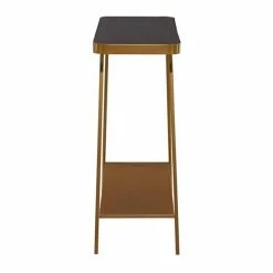 Promo ⭐ Grayson Lane 34-in x 44-in Modern Console Table - Gold Metal 👏 -GRAYSON LANE Sales 2022 330861706 AlternateImage5 l