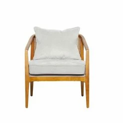 Discount 🛒 Grayson Lane 25-in x 29-in Contemporary Accent Chair - Brown Wood 🌟 -GRAYSON LANE Sales 2022 330861708 AlternateImage5 l