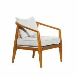 Discount π Grayson Lane 25-in x 29-in Contemporary Accent Chair - Brown Wood π