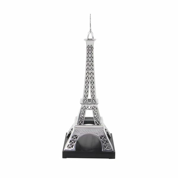 New 😍 Grayson Lane 42-in x 16-in Eiffel Tower Sculpture - Silver Aluminum 😀 4 New 😍 Grayson Lane 42-in x 16-in Eiffel Tower Sculpture - Silver Aluminum 😀 - Image 4