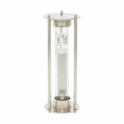 New 😀 Grayson Lane 12-in x 4-in x 4-in Contemporary Timer - Silver Aluminum ⌛ -GRAYSON LANE Sales 2022 330861719 AlternateImage4 l