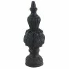 Outlet 🌟 Grayson Lane 19-in x 8-in Finial Vintage Sculpture - Black FibreGlass 🎉