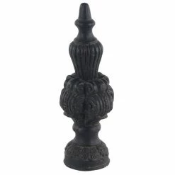 Outlet 🌟 Grayson Lane 19-in x 8-in Finial Vintage Sculpture - Black FibreGlass 🎉