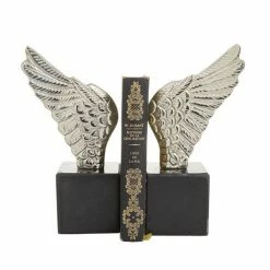 Coupon 🤩 Grayson Lane Set of 2 10-in x 5-in Contemporary Bookends - Silver Aluminium ❤️