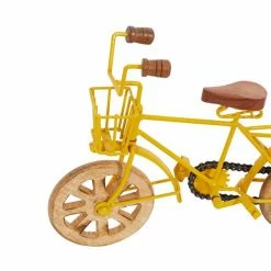 Budget 😉 Grayson Lane 9-in x 14-in Bicycle Vintage Sculpture - Yellow Metal 👏 -GRAYSON LANE Sales 2022 330861734 AlternateImage2 l