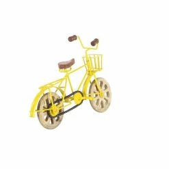 Budget 😉 Grayson Lane 9-in x 14-in Bicycle Vintage Sculpture - Yellow Metal 👏 -GRAYSON LANE Sales 2022 330861734 AlternateImage4 l
