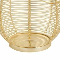 Top 10 🔥 Grayson Lane 9-in x 7-in Glam Lantern - Gold Iron 🌟 -GRAYSON LANE Sales 2022 330861737 AlternateImage3 l