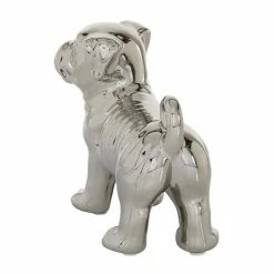 Cheapest 🌟 Grayson Lane 7-in x 7-in Glam Sculpture - Silver Porcelain 🦮 Dog 🥰 -GRAYSON LANE Sales 2022 330861747 AlternateImage5 l