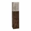 Budget ⌛ Grayson Lane 35-in x 8-in Contemporary Candle Holder - Brown Mango Wood ⭐
