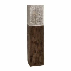 Budget ⌛ Grayson Lane 35-in x 8-in Contemporary Candle Holder - Brown Mango Wood ⭐