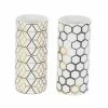 Deals 👍 Grayson Lane Set of 2 4-in x 9-in Contemporary Vase - White Dolomite 👏