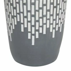 Discount 🛒 Grayson Lane Set of 2 13-in x 6-in Modern Vases - Grey Stoneware 💯 -GRAYSON LANE Sales 2022 330861762 AlternateImage3 l