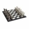Flash Sale 🥰 Grayson Lane 6-in x 17-in Traditional Game Set - Silver Aluminum ⌛